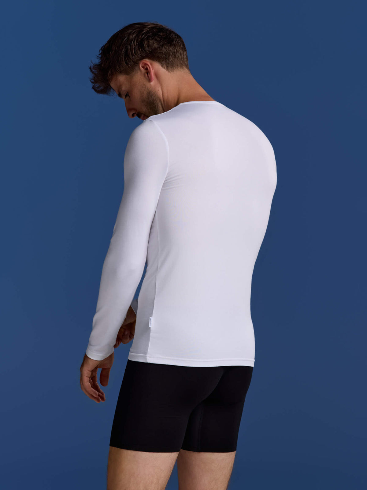 Bamboo Long Sleeve Undershirts 4-Pack for men, view 7