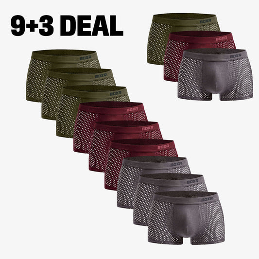 Bamboo Boxer Shorts Original Buy 9, Get 3 Free for men, autumn