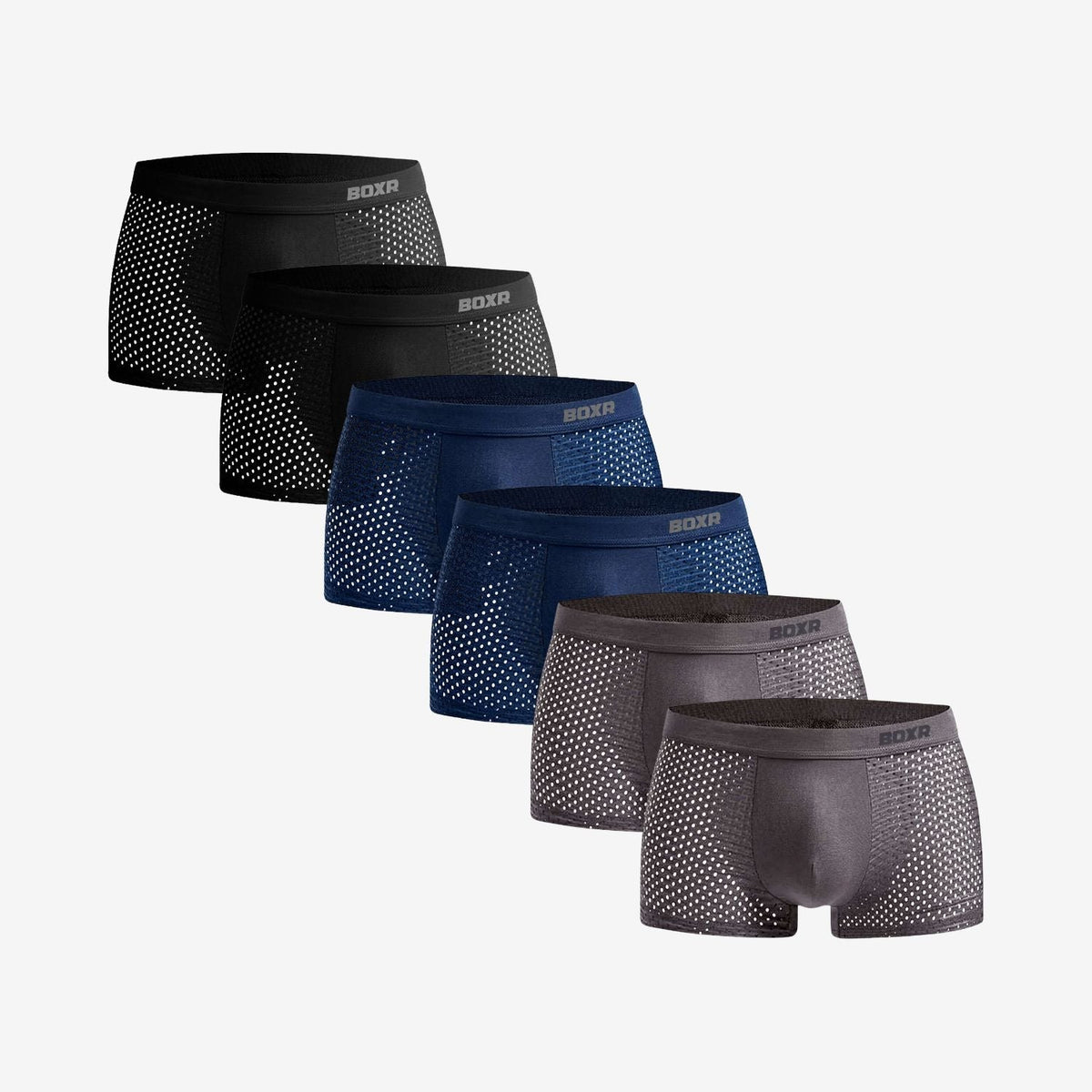 Bamboo Boxer Shorts Original 6-Pack for men, multicolor