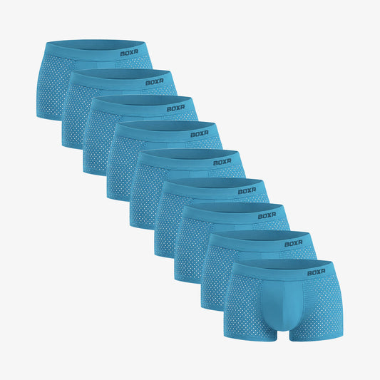 Bamboo Boxer Shorts Original Bold 9-pack for men, marina