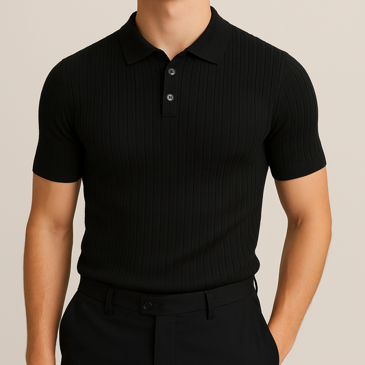 Elastic Casual Polo T-Shirt for Men for men, view 1