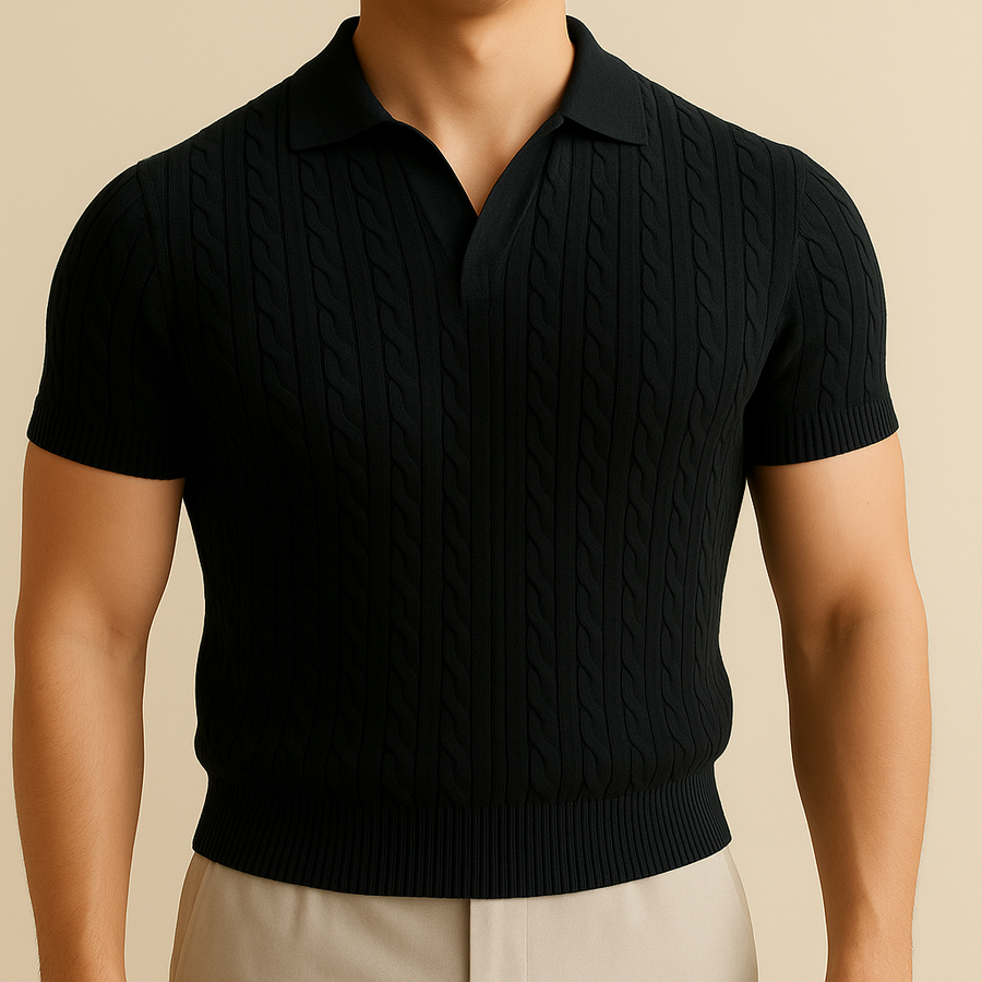 Classic Polo-Style Men's T-Shirt