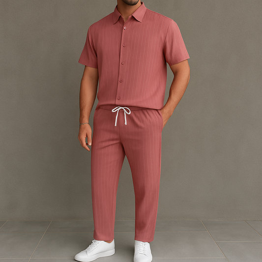 Men's Button Front Shirt & Drawstring Pocket for men, view 1