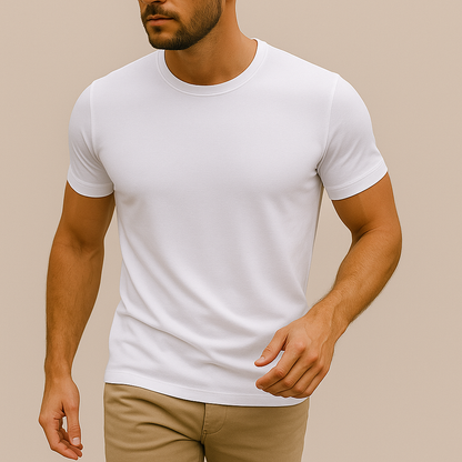 Men's Slim Fit Cotton T-Shirt for men, view 3