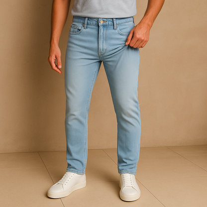 Men's Flex Stretch Slim Straight Jeans for men, view 1