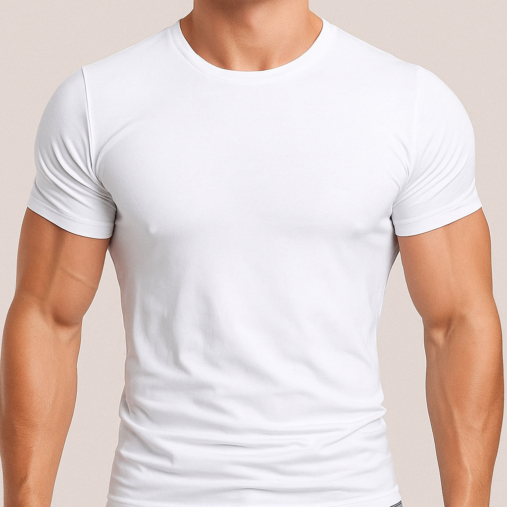 Men's Slim Fit Cotton T-Shirt for men, view 1