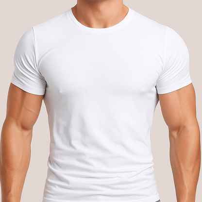 Men's Slim Fit Cotton T-Shirt for men, view 1