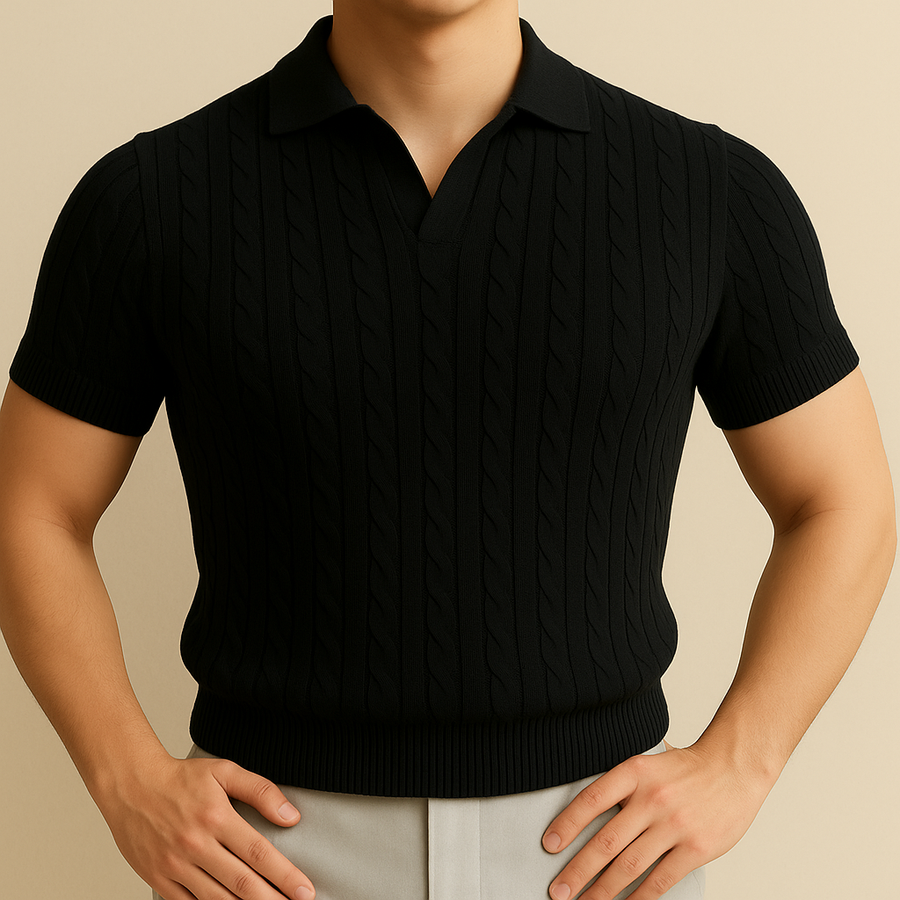 Classic Polo-Style Men's T-Shirt