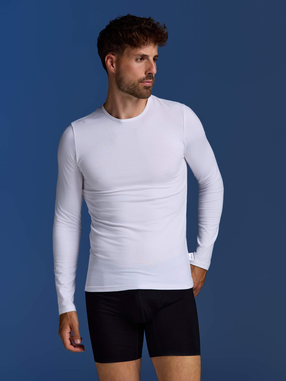 Bamboo Long Sleeve Undershirts 2-Pack for men, view 6