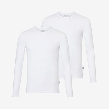 Bamboo Long Sleeve Undershirts 2-Pack for men, view 3