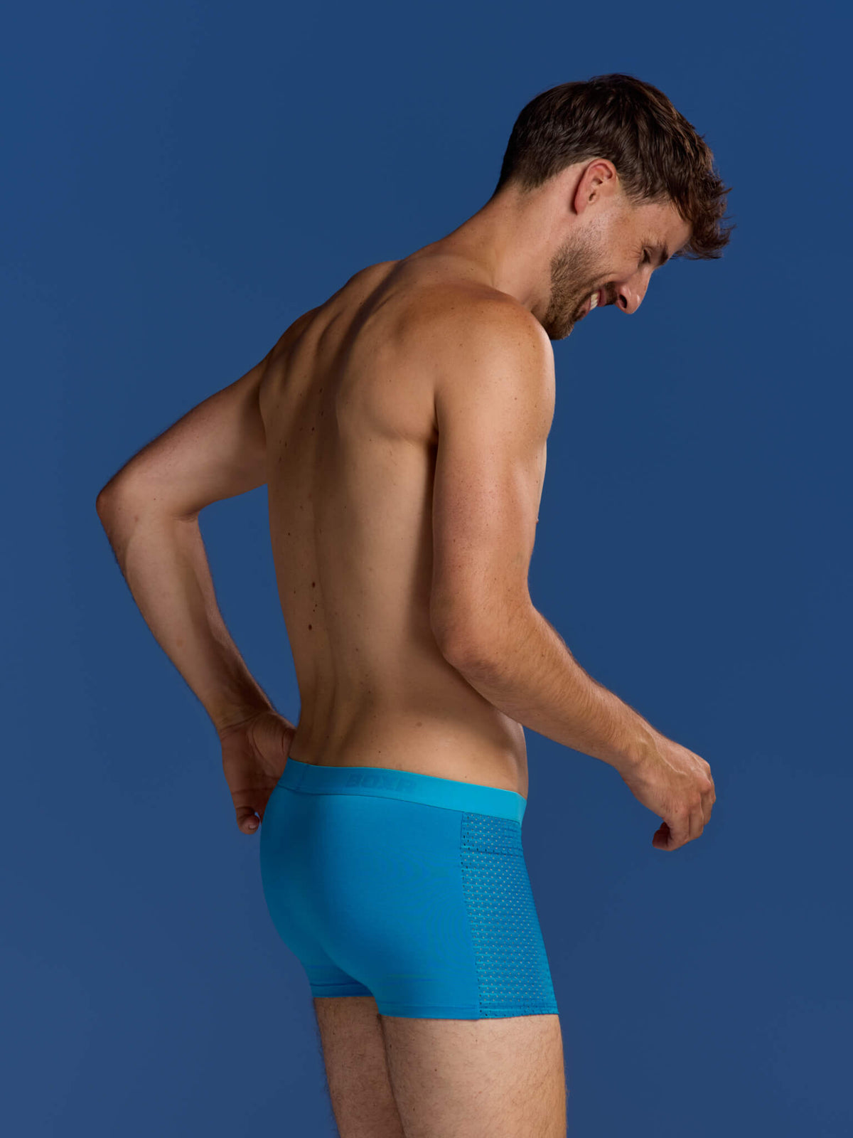 Bamboo Boxer Shorts Original 1-Pack for men, blue
