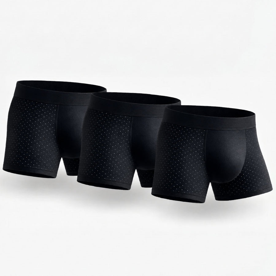 Bamboo Comfort Boxers 3-Pack Black