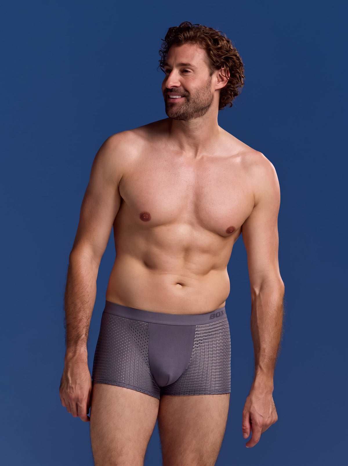 Bamboo Boxer Shorts Original 9-Pack for men, grey