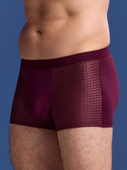 Bamboo Boxer Shorts Original 1-Pack for men, burgundy