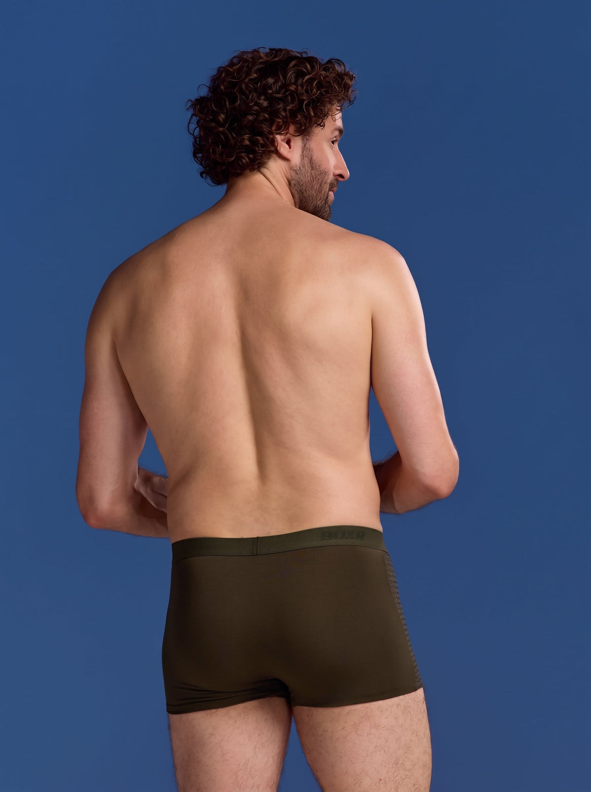 Bamboo Boxer Shorts Original 1-Pack for men, olive-green