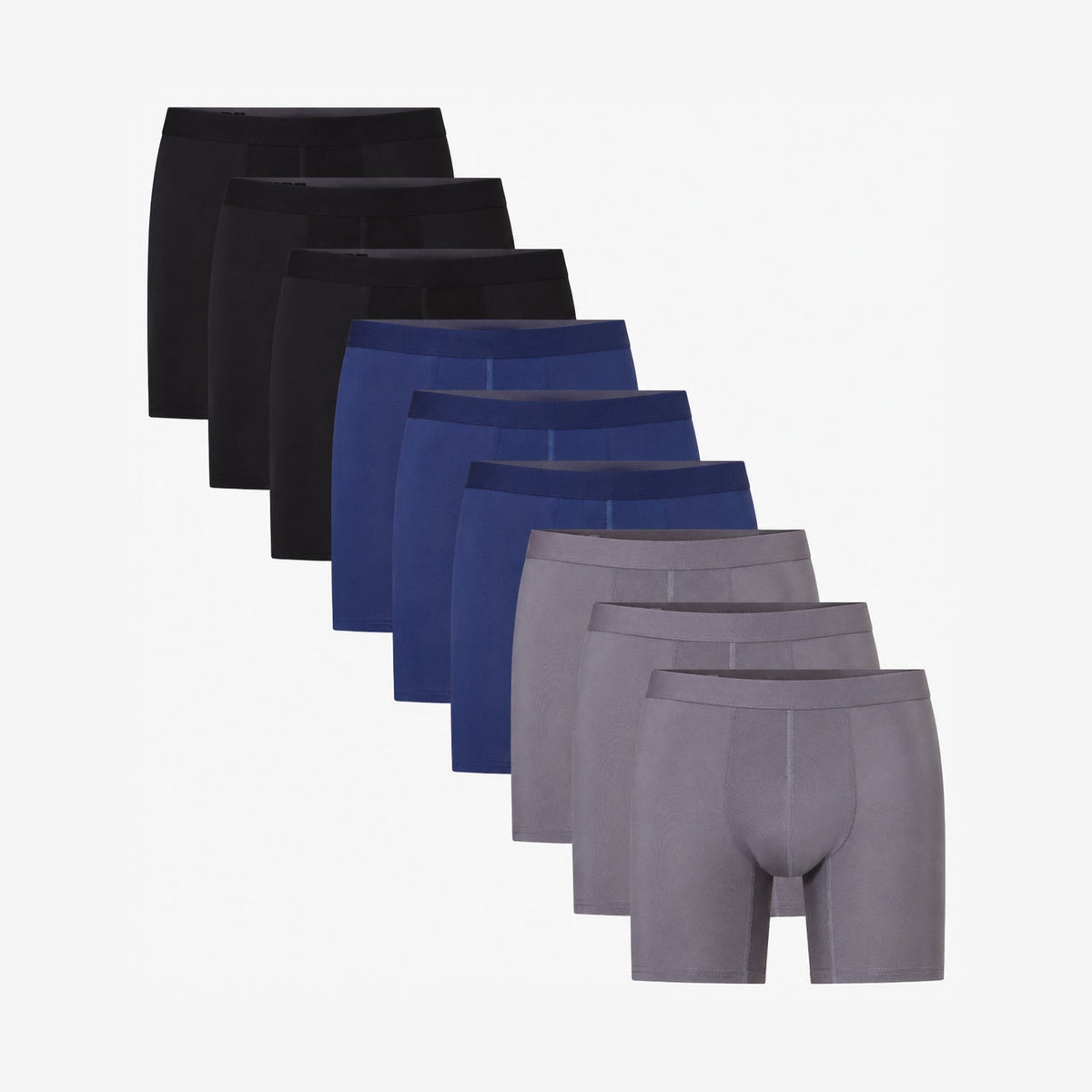 Bamboo Boxer Shorts Pro 9-Pack for men, multicolor
