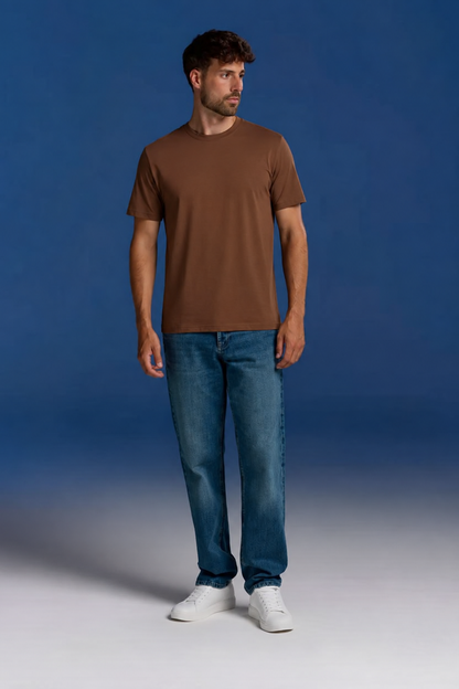 Bamboo T-Shirt (Regular Fit) 6-Pack for men, brown