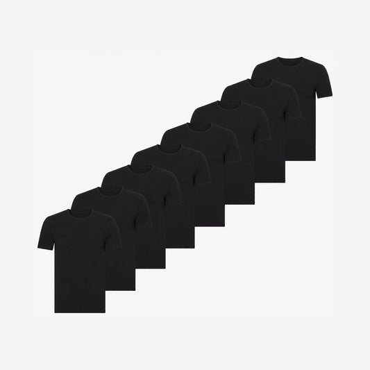 Bamboo Undershirts Round-neck 8-Pack for men, view 1